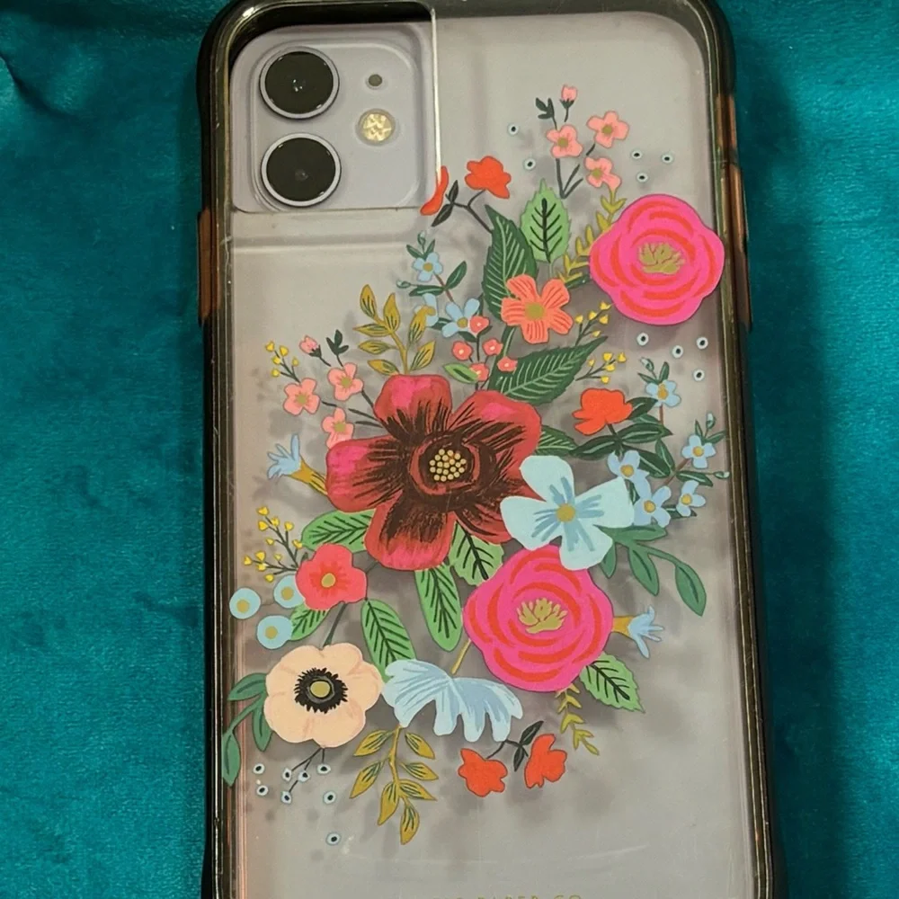 Apple iPhone 11 64GB Unlocked Purple Color with Decorative Case